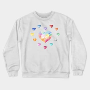 Crystal Rainbows Crewneck Sweatshirt